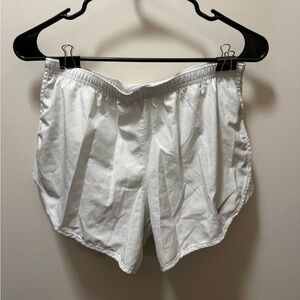 Nike White Athletic Shorts